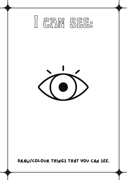 5 SENSES Activity Book for kids! - kidelp