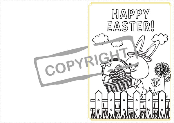 Printable Kids Easter Card!