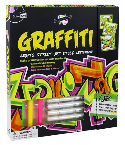 Graffiti: Create Street-Art Style Letters Kit for Kids
