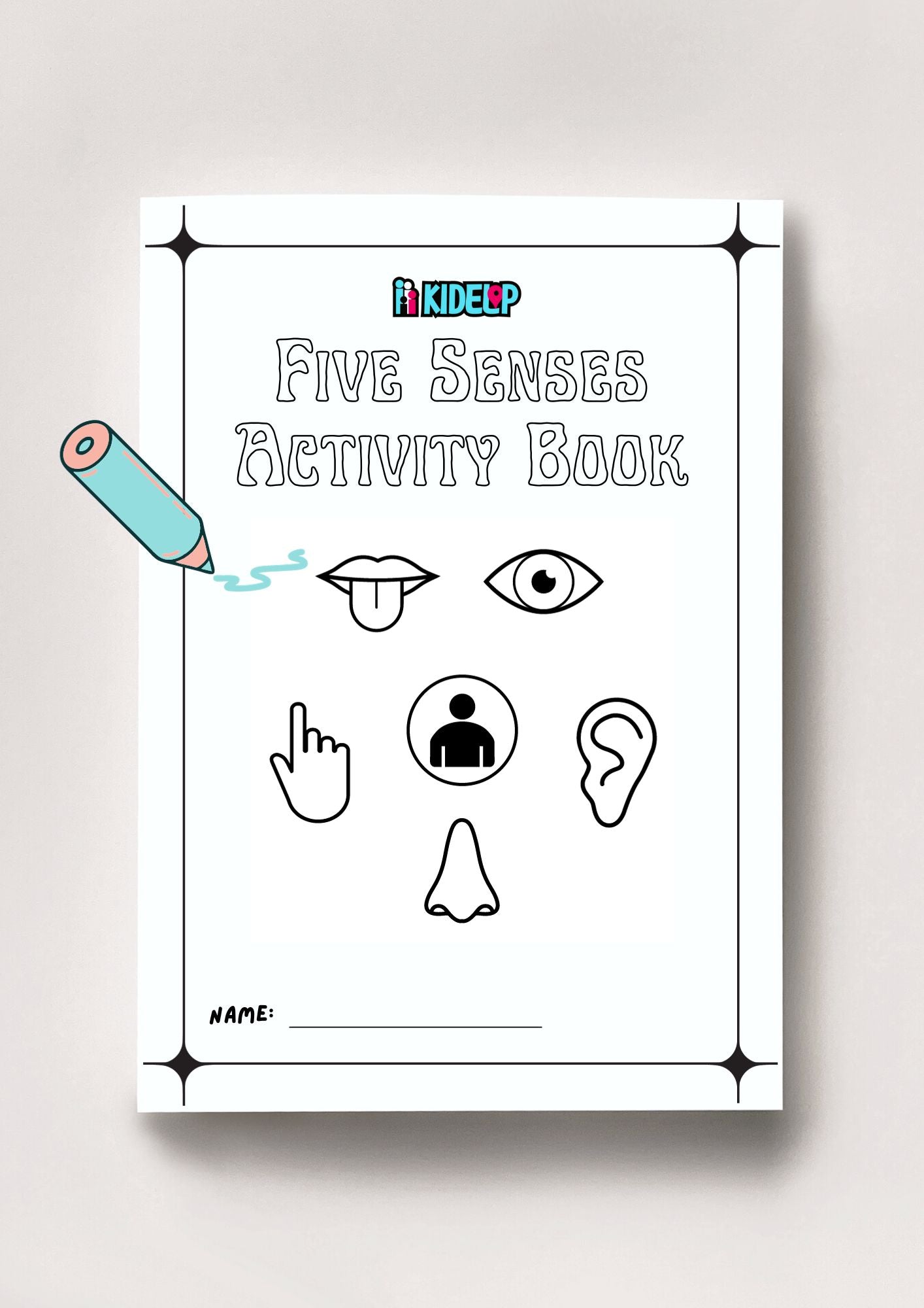 Five Senses Printable Mini Books Five Senses Christmas Printable