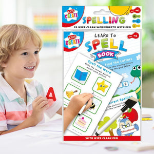 Spelling Mastery: Wipe-Clean Learning Books - kidelp