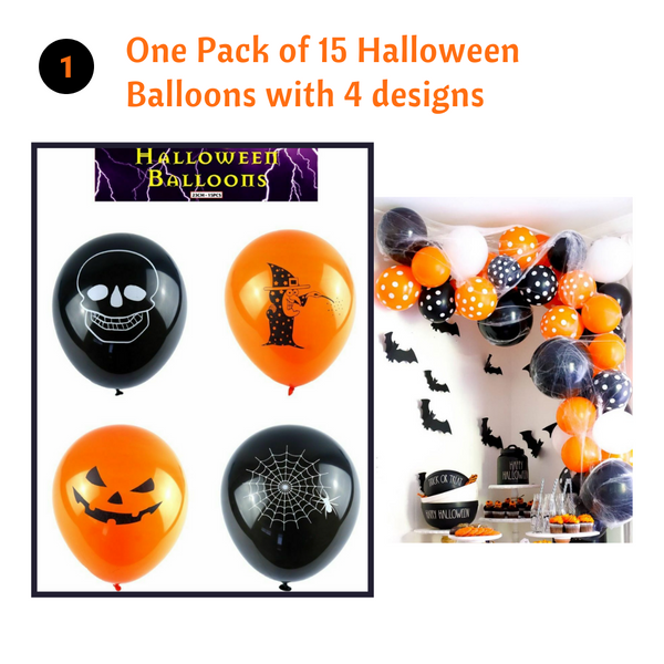 Halloween Full Decoration Kit for family Kids and Adults decorating Spooky  and Fun - kidelp