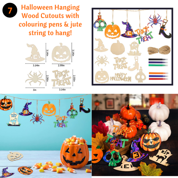 Halloween Full Decoration Kit for family Kids and Adults decorating Spooky  and Fun - kidelp