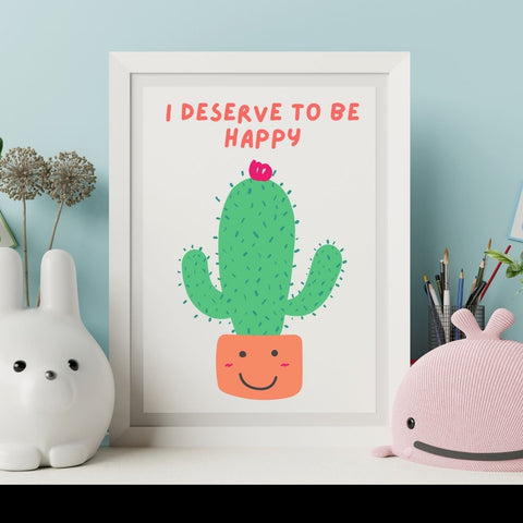 Happy Cactus Digital Design (PNG) - kidelp