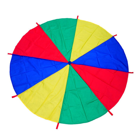 Diameter Kids Outdoor Teamwork Game Rainbow Parachute Toys - kidelp