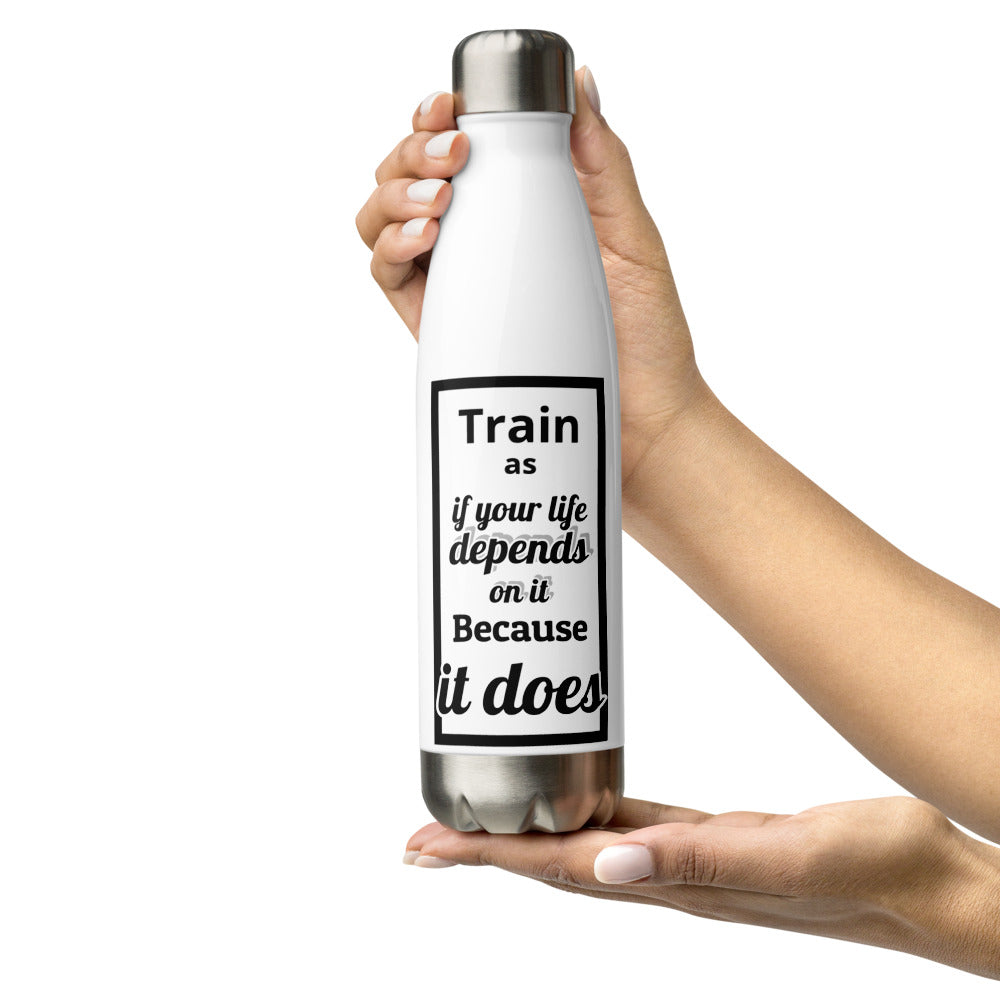 Train as ... Stainless Steel Water Bottle - kidelp